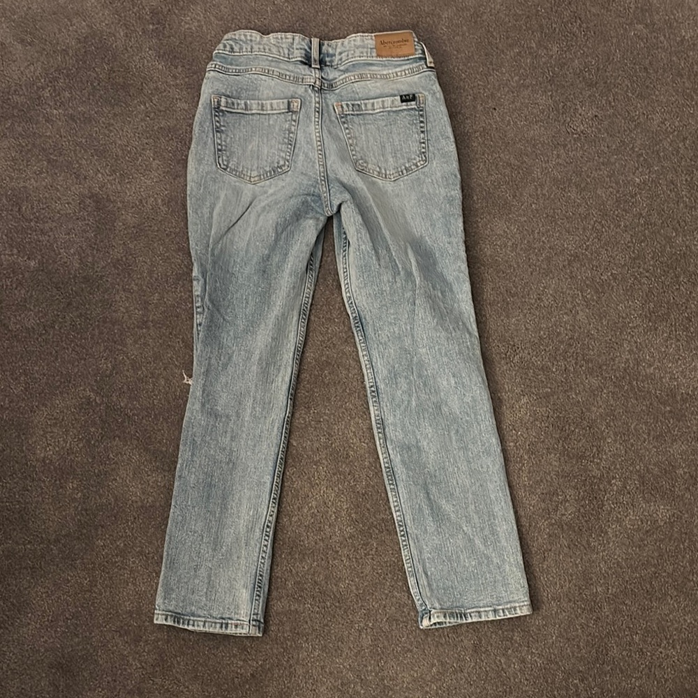 Abercrombie Kids Blue Straight Leg Jeans